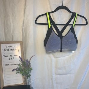 Neon sports bra
